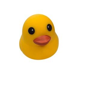 Laffy Quacks Stretchy Yellow Rubber Duck Squishy Gel Fidget Toy Stress Ball NWT